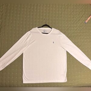 Polo by Ralph Lauren White Long Sleeve Tee